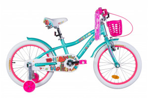 Велосипед двухколесный Velotrade Formula Cream AL 2021, с корзинкой, 18 дюймов