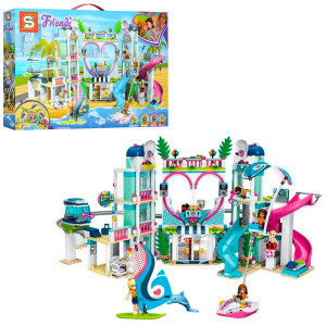 Конструктор Friends SY1155 Аквапарк, 1155 деталей