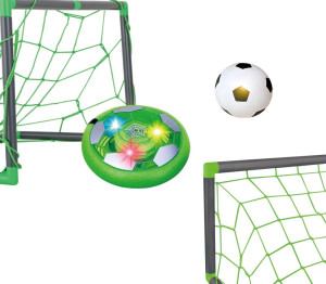 Детский игровой набор Hover Soccer Set: Футбольные ворота, ховер-мяч, надувной мяч, насос, свет