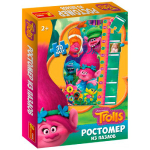 Ростомер из пазлов Тролли 12189042Р, детский