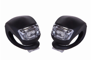 Фонарики габаритные для велосипеда BC-RL8001 LED, силиконовые, 2шт.