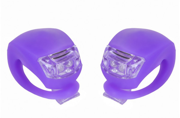 Фонарики габаритные для велосипеда BC-RL8001 LED, силиконовые, 2шт.
