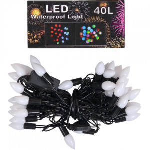 Гирлянда электрическая 13-103/13-104/13-105 Шишки/Шарики/Шишки-капли, цветная, 5,8м