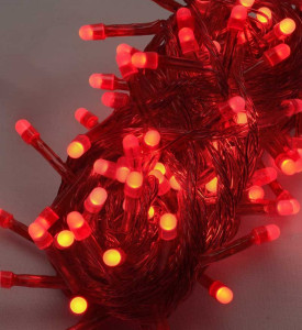 Гирлянда светодиодная 1183 LED, 88 ламп, цвет провода в тон света, длина 6м, 4 режима, IP44