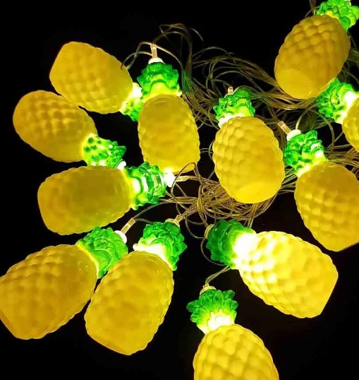 Гирлянда светодиодная 1698-16 LED Ананасы, длина 5м, IP40 + переходник