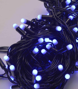 Гирлянда улисная 1420-1422 LED, цвета и размер лампочки в ассортименте, IP 40 + переходник