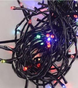 Гирлянда улисная 1420-1422 LED, цвета и размер лампочки в ассортименте, IP 40 + переходник