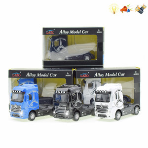 Грузовик Mersedes 47803, металлический, с музыкой и светом