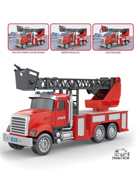 Грузовик инерционный City Series, звук/свет