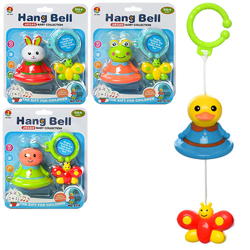Игрушка подвесная на коляску Hang Bell 6318, музыкальная