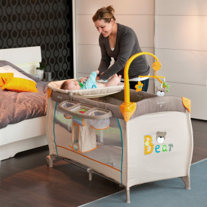 Кроватка - манеж Hauck Baby Center, с пеленальным столиком, с сумкой, для путешествий
