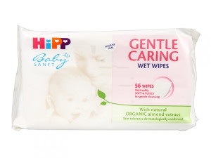 Салфетки влажные HiPP Babysanft, мягкие, очищающие, 56 шт.