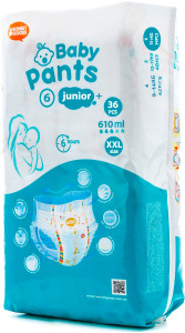 Трусики HONEST GOODS Baby Pant Junior+ №6 (15+ кг), 36шт.