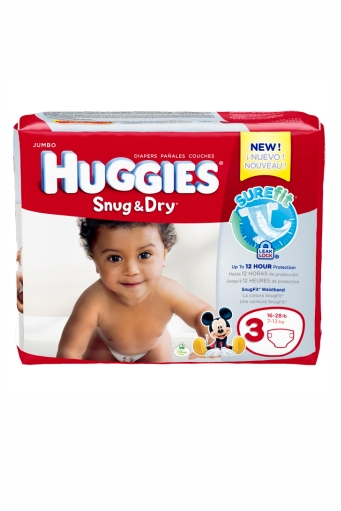 Подгузники Huggies Snug and Dry Diapers №3 (7-13 кг) 76шт.