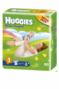 Подгузники Huggies Ultra Comfort №3 (5-9кг) 80шт.