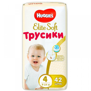Трусики Huggies Elite Soft Pants №4 (9-14 кг) 42шт.