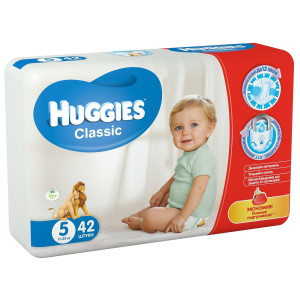 Подгузники Huggies Classic №5 (11-25 кг) 42шт.
