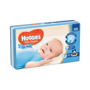 Подгузники Huggies Ultra Comfort Boy №3 (5-9 кг) 56шт., для мальчиков