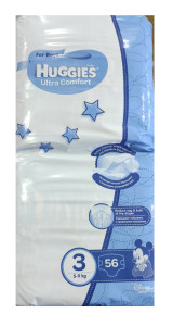 Подгузники Huggies Ultra Comfort Boy №3 (5-9 кг) 56шт., для мальчиков