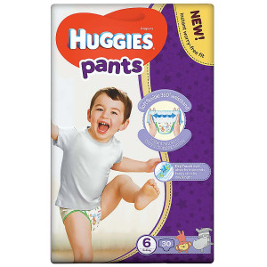 Трусики Huggies Pants, №6 (15-25 кг), 30 шт., унисекс