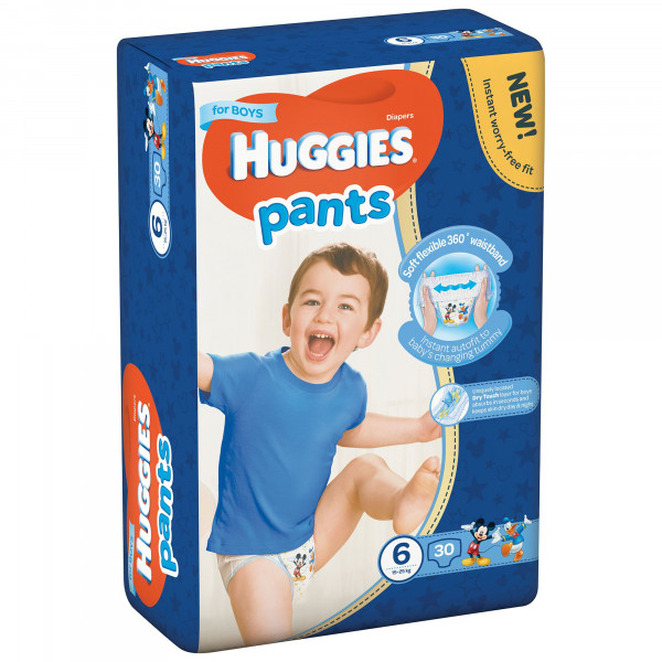 Трусики Huggies Pants для мальчиков №6 (15-25 кг) 30шт.