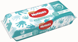 Влажные салфетки Huggies All Over Clean, 56шт.