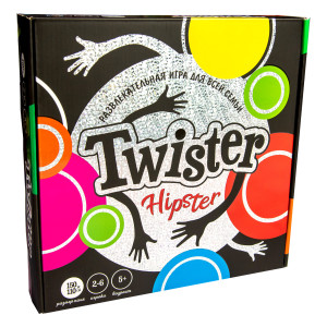 Развлекательная игра Strateg Twister-hipster, с 5 лет