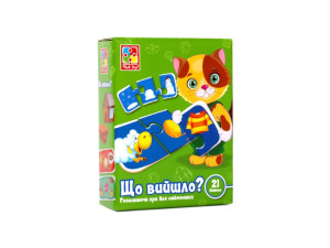 Игра развивающая Vlady toys "Что получилось?"