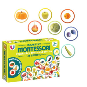 Игра магнитная Dodo Montessori, 36 элементов