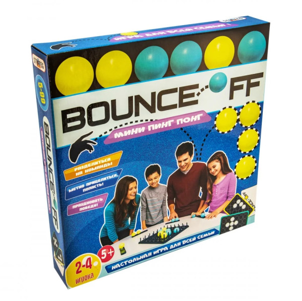 Настольная игра Strateg BOUNCE OFF, с 5-ти лет