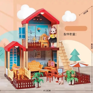 Игровой набор Princess House Домик с куклой, 96 деталей