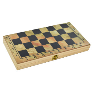 Игровой набор CHESS XQ630-3 Шахматы/шашки/нарды, деревянный, 3 в 1