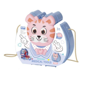 Набор доктора 688-151A 2в1, в чемодане, 18 деталей