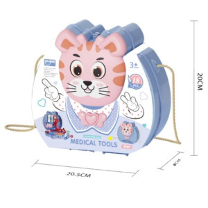 Набор доктора 688-151A 2в1, в чемодане, 18 деталей