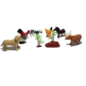 Набор фигурок Essa Toys Домашние животные, 10 элементов