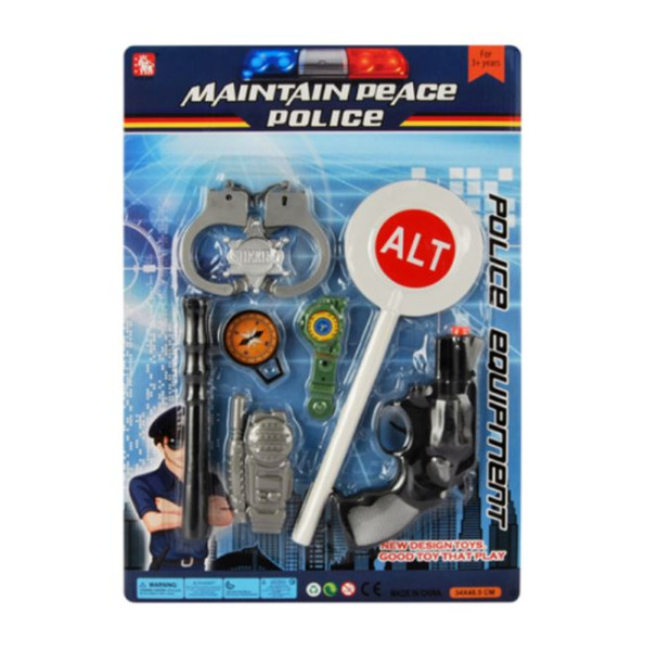 Набор полицейского Essa Toys 01-27-1, 8 предметов
