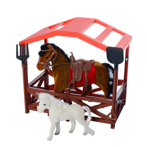 Игровой набор 6212-3 Ферма, конь-2шт, загон