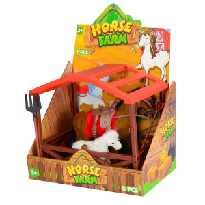 Игровой набор 6212-3 Ферма, конь-2шт, загон