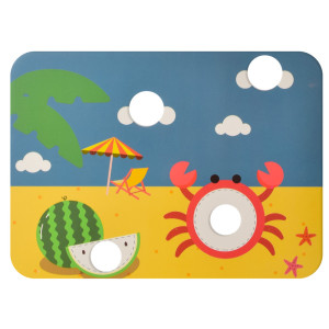 Игрушка LCD Планшет 636-49AB, 2 в 1, мозаика, карточки, фигурки, 27см