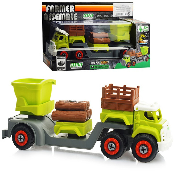 Игровой набор Farmer Assemble Грузовик, конструктор на шурупах