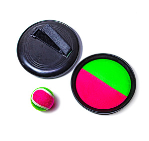 Набор для игры в кетчбол, тарелка-кетчер 2шт, мяч