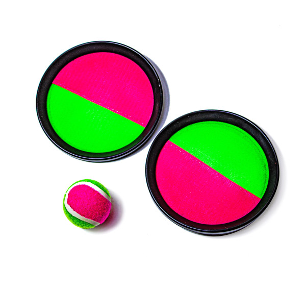 Набор для игры в кетчбол, тарелка-кетчер 2шт, мяч