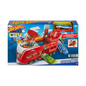 Игровой набор Hot Wheels City, трек с машинкой 1:64
