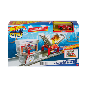 Игровой набор Hot Wheels City, трек с машинкой 1:64