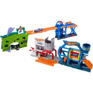Игровой набор Hot Wheels City, трек с машинкой 1:64