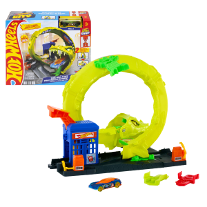 Игровой набор Hot Wheels City - Змеиная атака, с машинкой 1:64, с пусковым механизмом