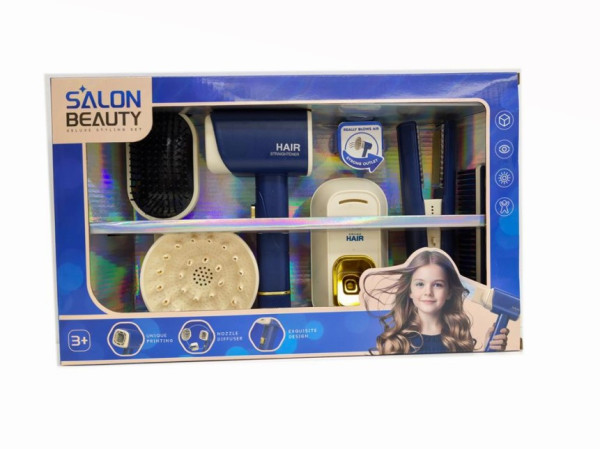 Игровой набор Salon Beauty Парикмахер, свет/звук, 8 предметов