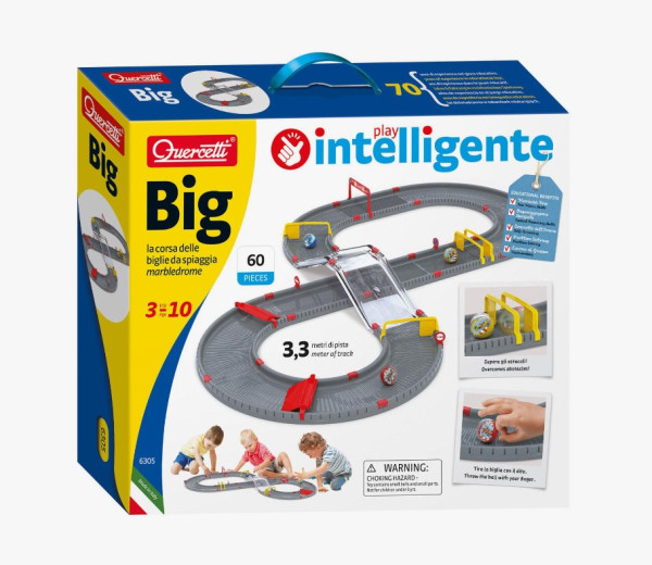 Игровой набор Quercetti Big Marbledrom - Дорога, 60 деталей