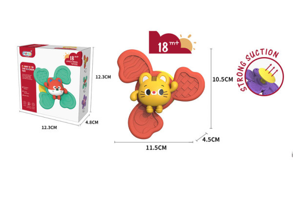Игрушка на присоске Aiyingle Спиннер, погремушка