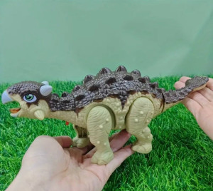 Игрушка Electric Version Динозавр-Анкилозавр, двигается, свет/звук